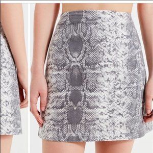 Urban Outfitters BDG Snake Print Mini Skirt Sz small